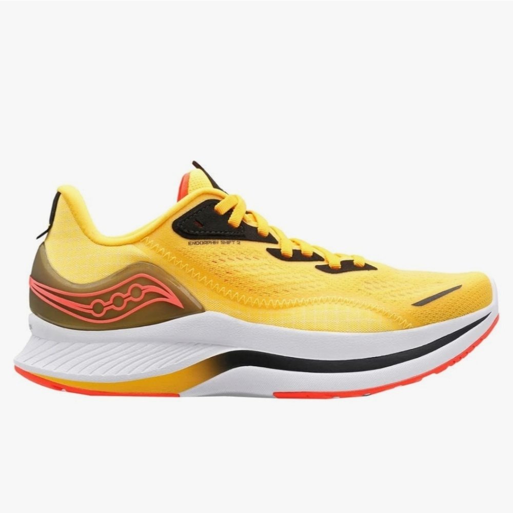 NWT Saucony Mens Endorphin Shift 2 Yellow Shoes Size 10.5